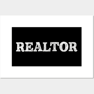 Realtor / House Broker Typography Design Posters and Art